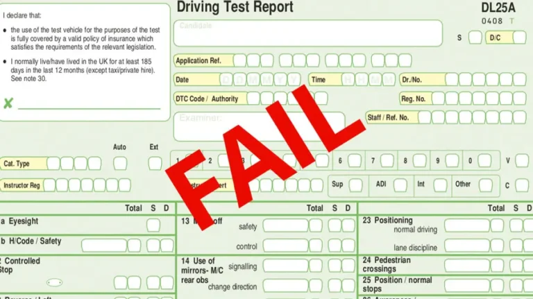Top 10 Reasons People Fail the UK Driving Test (and How to Avoid Them)