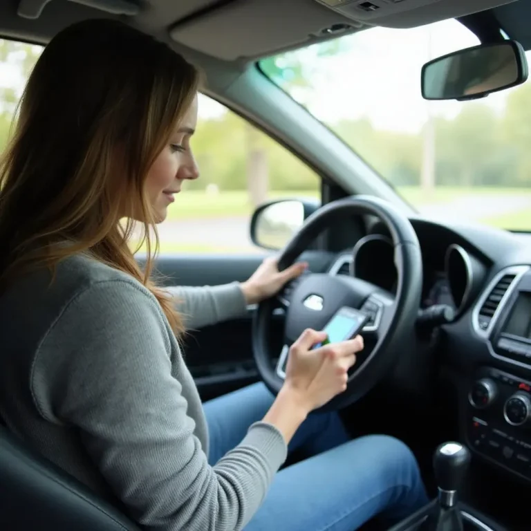 Driving whilst using a mobile phone
