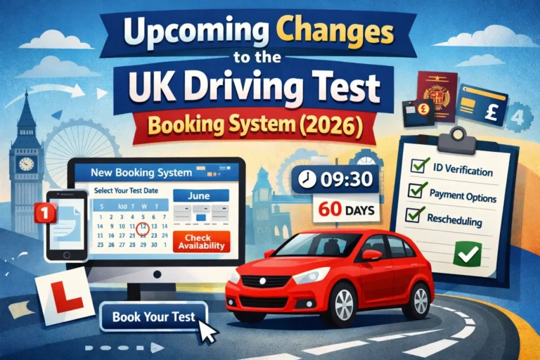 Upcoming Changes to the UK Driving Test Booking System (2026)